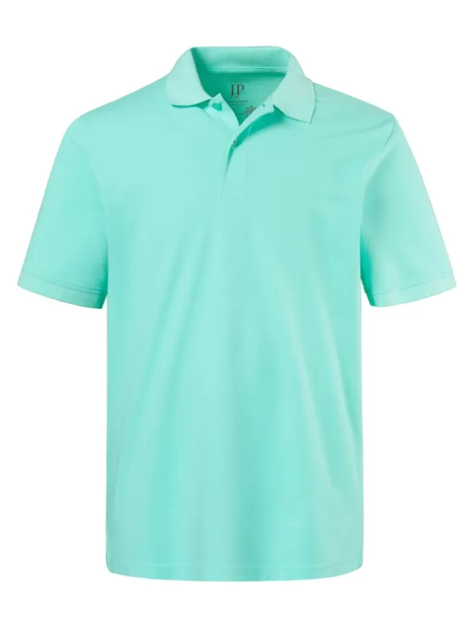 Poloshirt in helles blautürkis