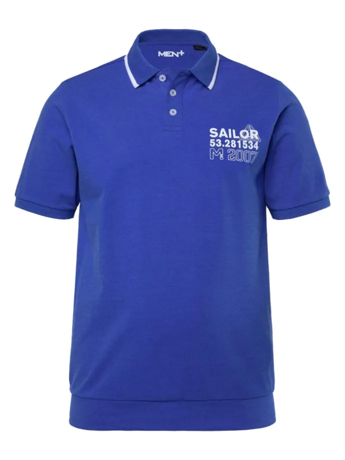 Poloshirt in kobaltblau