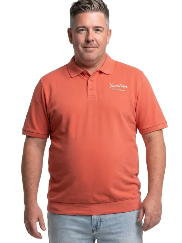 Poloshirt in koralle