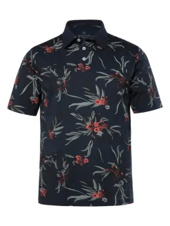 Poloshirt in navy blau