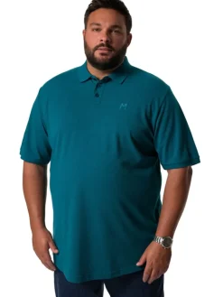 Poloshirt in rauchblau