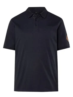 Poloshirt in schwarz