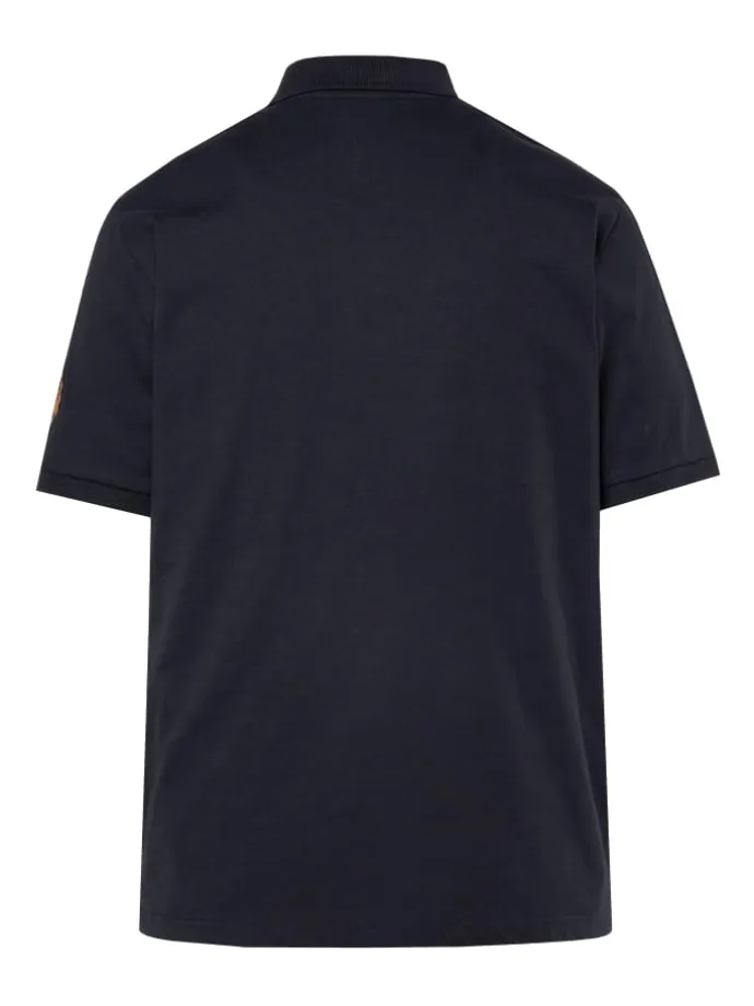 Poloshirt in schwarz