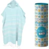 Poncho "Towel To Go" in Mint - (L)60 x (B)48 cm