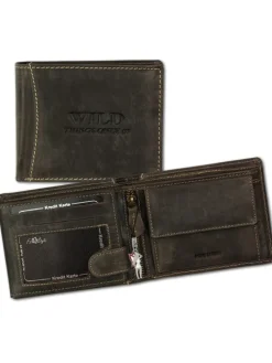 Portemonnaie Leder ca. 12cm breit ca. 10cm hoch