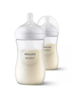 PP-Flasche 2er Pack Natural Response 260ml in weiss