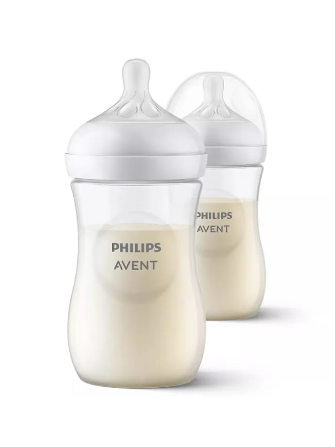 PP-Flasche 2er Pack Natural Response 260ml in weiss