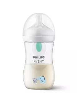 PP-Flasche Natural Response 260ml mit AirFree in weiss,motiv