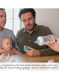 PP-Flasche Natural Response 260ml mit AirFree in weiss,motiv