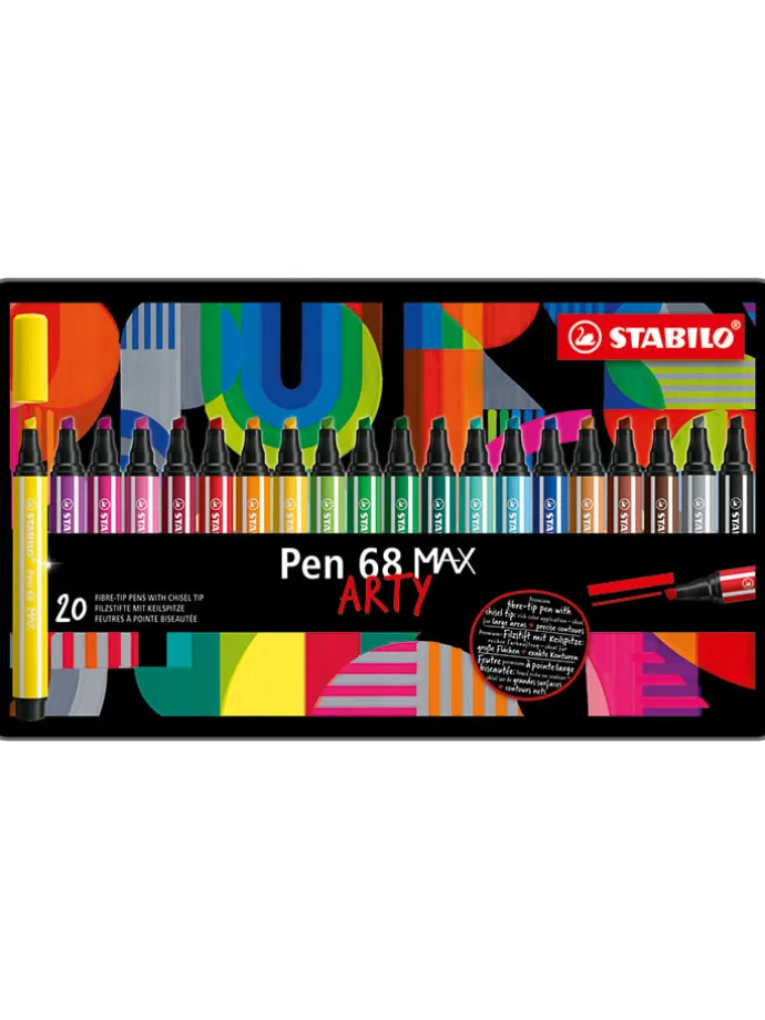 Premium-Filzstift - STABILO Pen 68 MAX ARTY" - 20 Stück