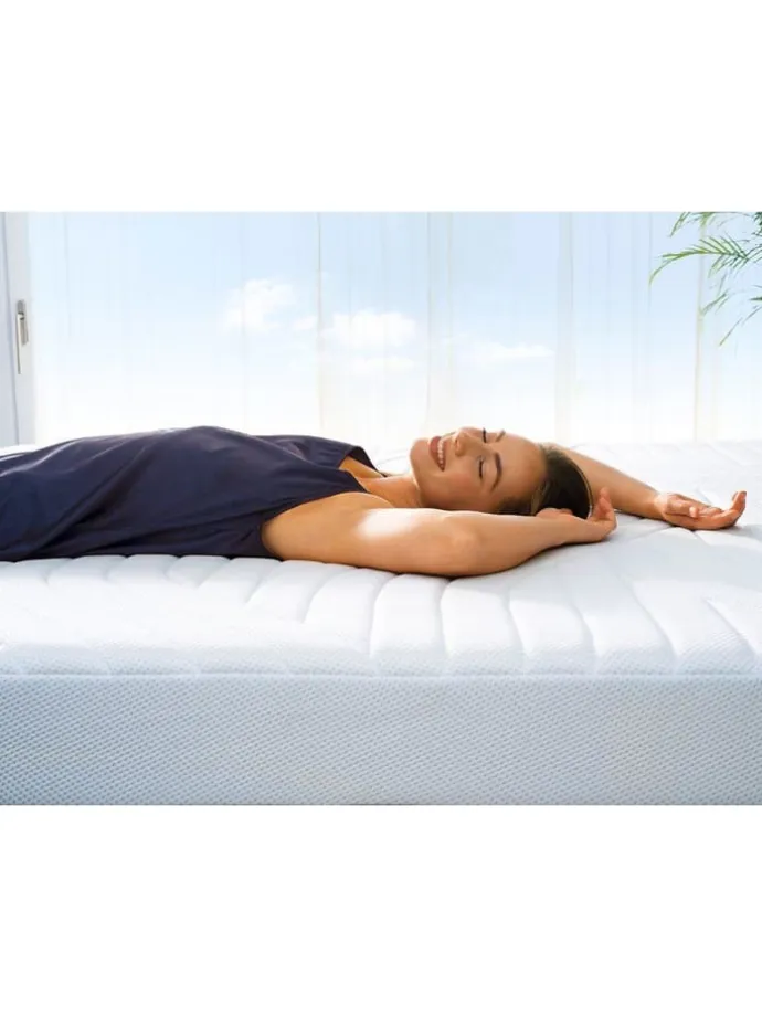 Pro® Plus CoolQuilt Visco-Matratze 180 x 200 cm in weiß
