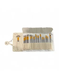 Professionelles Make-up-Pinselset – 24 Teile mit Etui