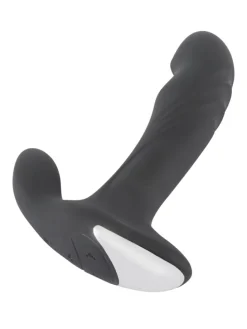 Prostata-Vibrator Rebel Plug mit Perineumreizer in schwarz
