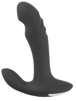 Prostata-Vibrator Rebel Plug mit Perineumreizer in schwarz