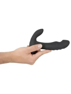 Prostata-Vibrator Rebel Plug mit Perineumreizer in schwarz