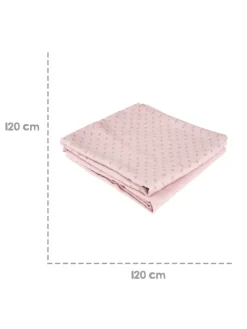Puck- & Stilltuch Lil Planet 2er Set rosa/mauve, Bio-Baumwolle