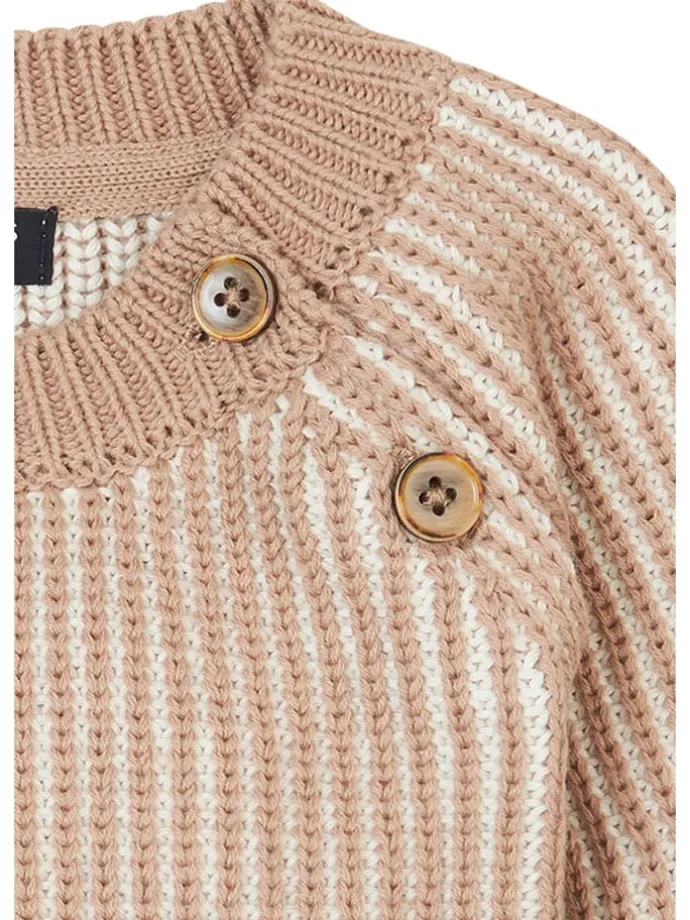 Pullover "Gan" in Hellbraun