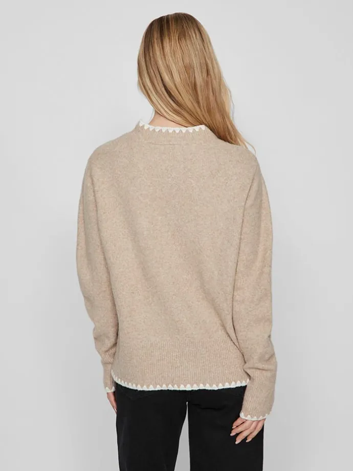 Pullover "Hefna" in Beige