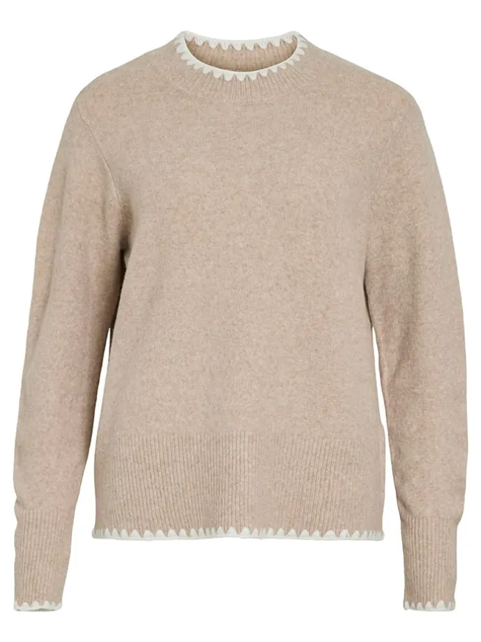 Pullover "Hefna" in Beige
