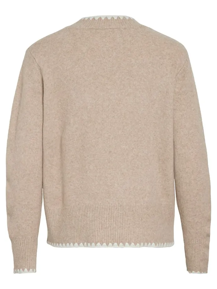 Pullover "Hefna" in Beige