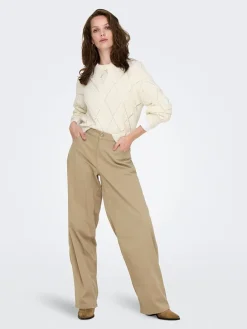 Pullover in Creme