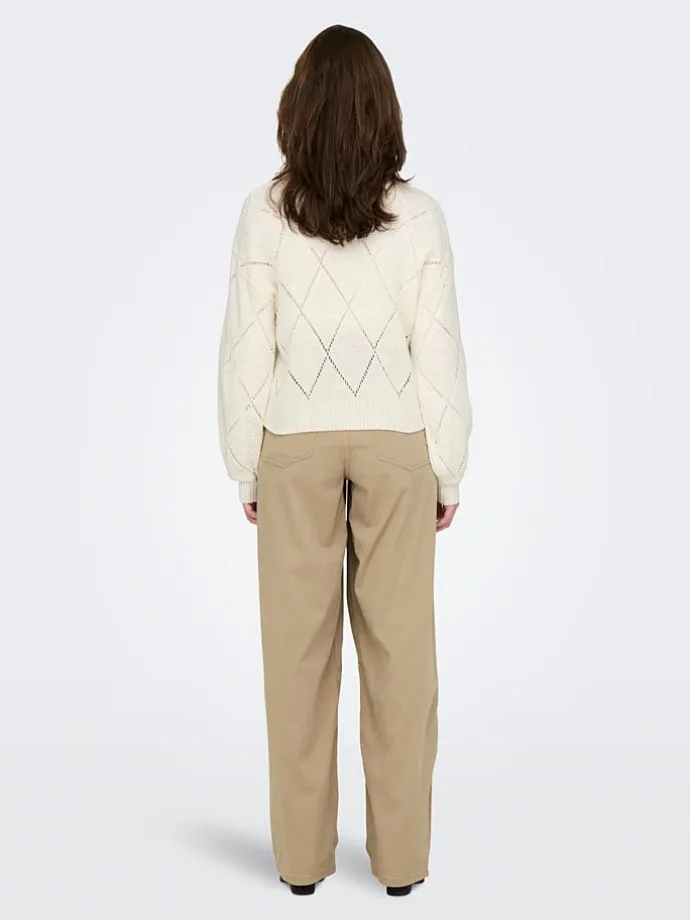 Pullover in Creme