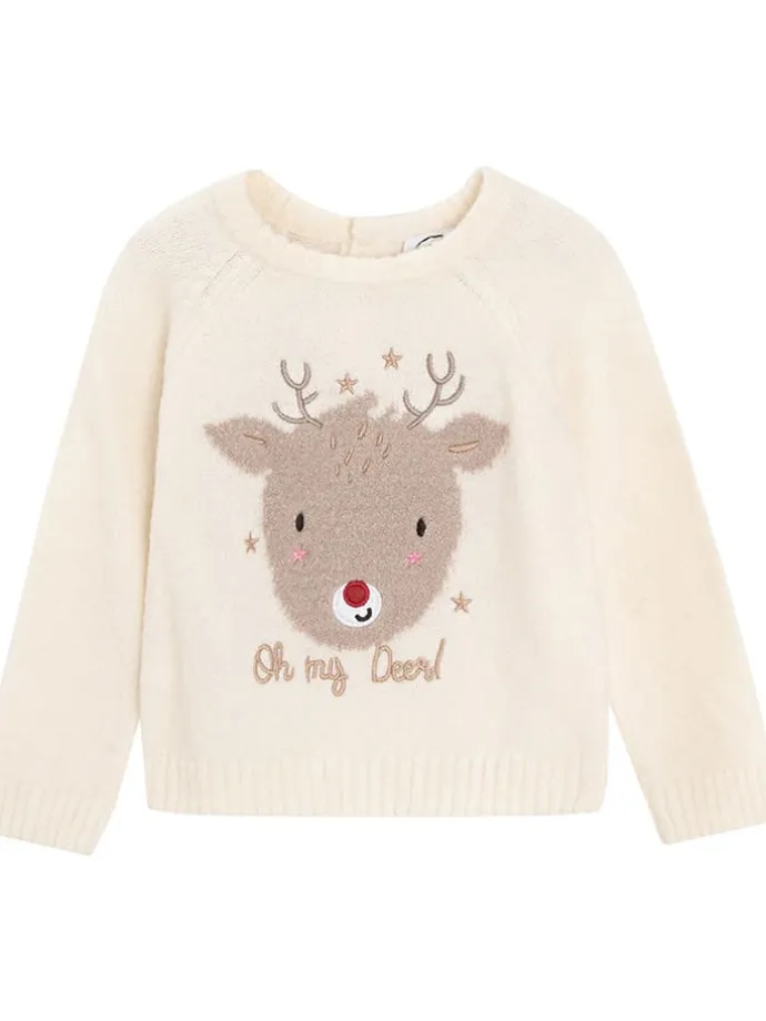 Pullover in Creme