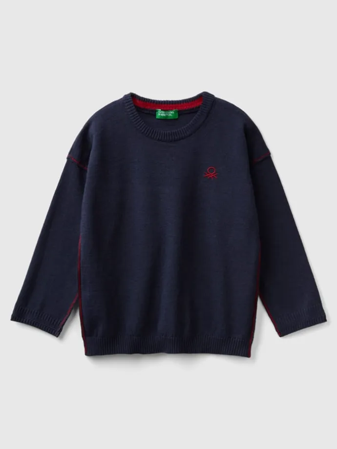 Pullover in Dunkelblau