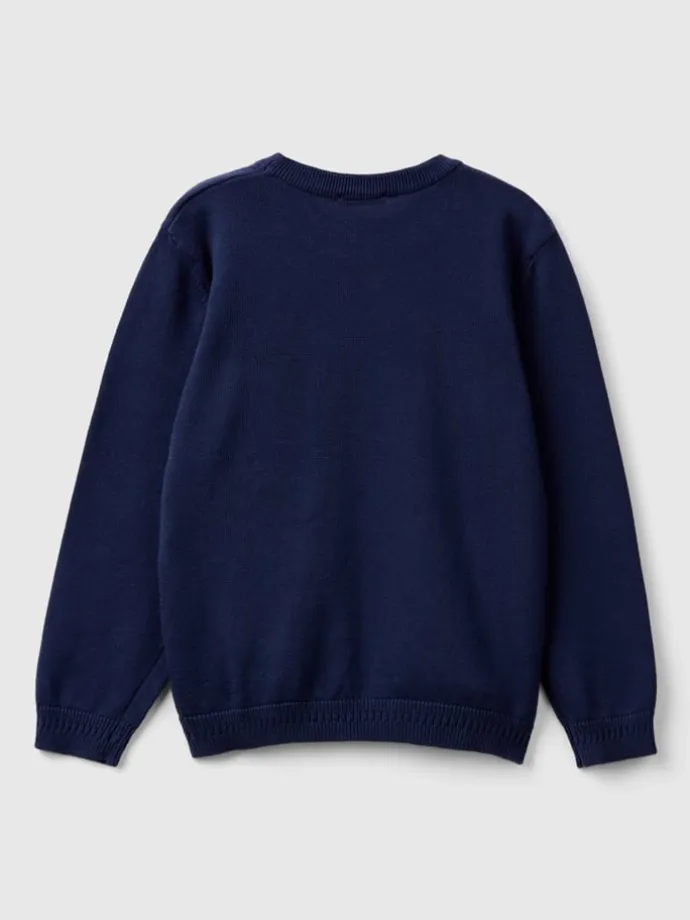 Pullover in Dunkelblau