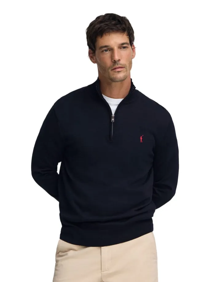 Pullover in Dunkelblau