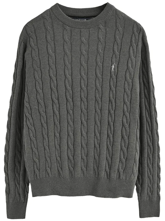 Pullover in Grau
