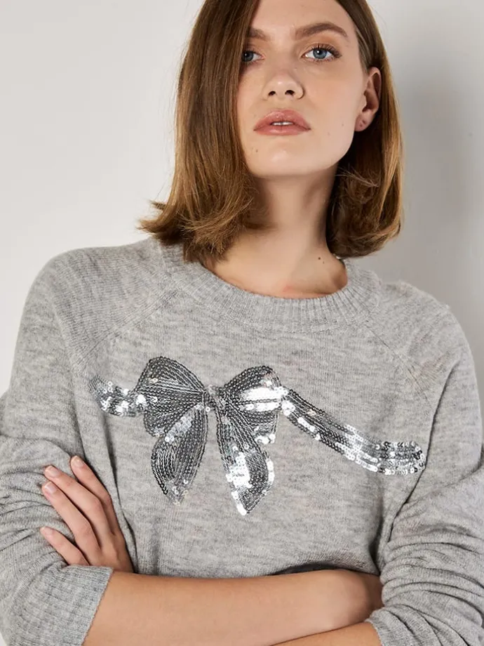 Pullover in Grau