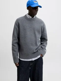 Pullover in Grau