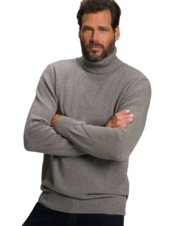 Pullover in grau melange