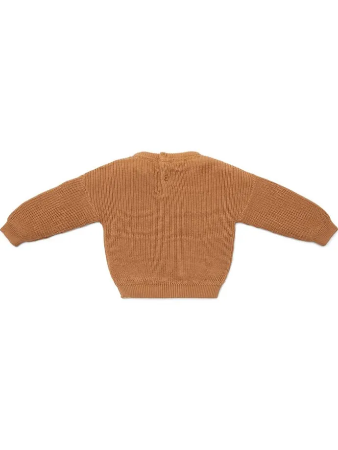 Pullover in Hellbraun