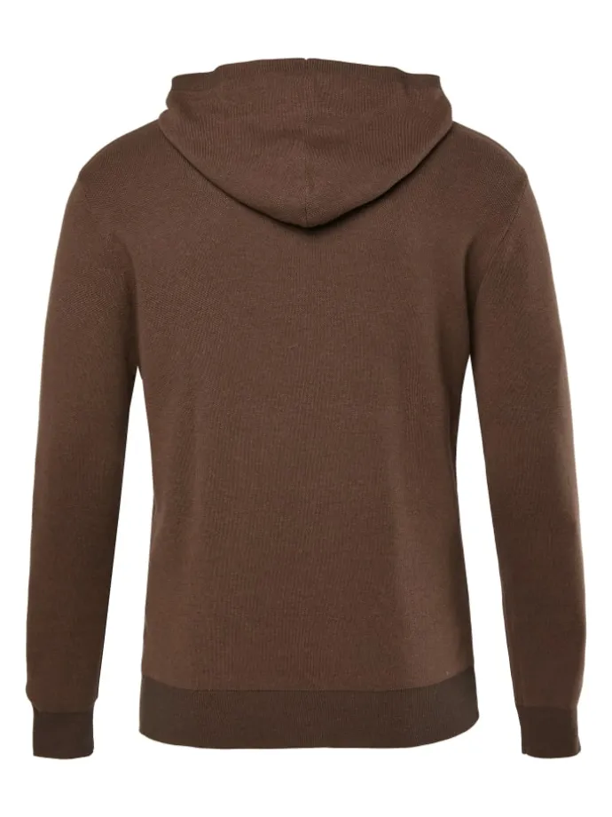 Pullover in holzbraun