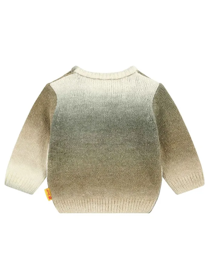 Pullover in Khaki/ Creme