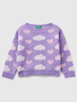 Pullover in Lila
