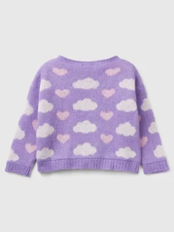 Pullover in Lila
