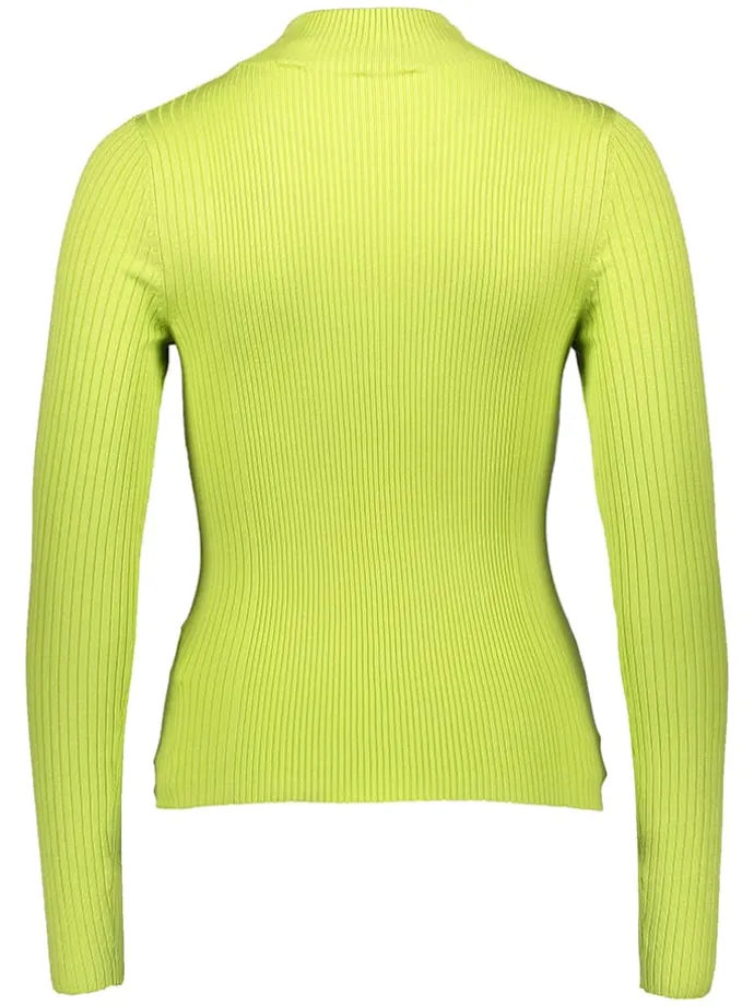 Pullover in Limette