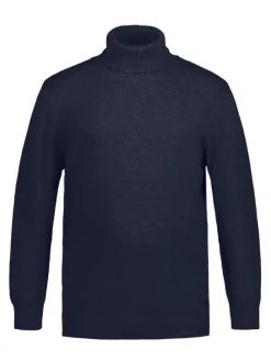 Pullover in navy blau