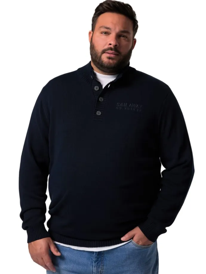 Pullover in navy blau