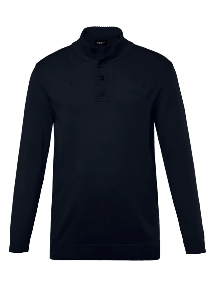 Pullover in navy blau