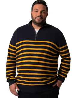 Pullover in navy blau