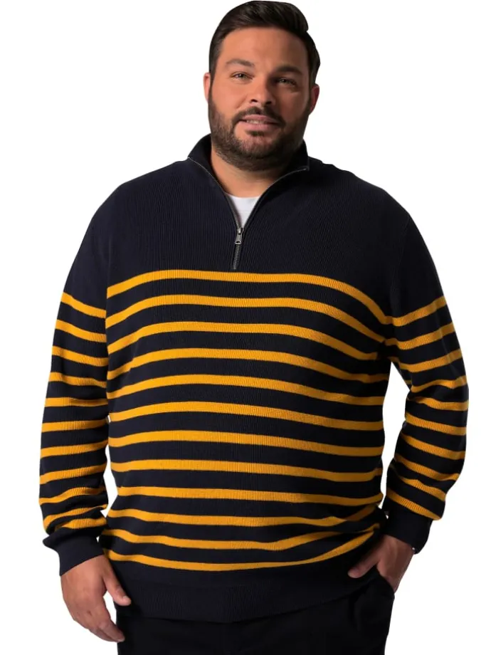Pullover in navy blau