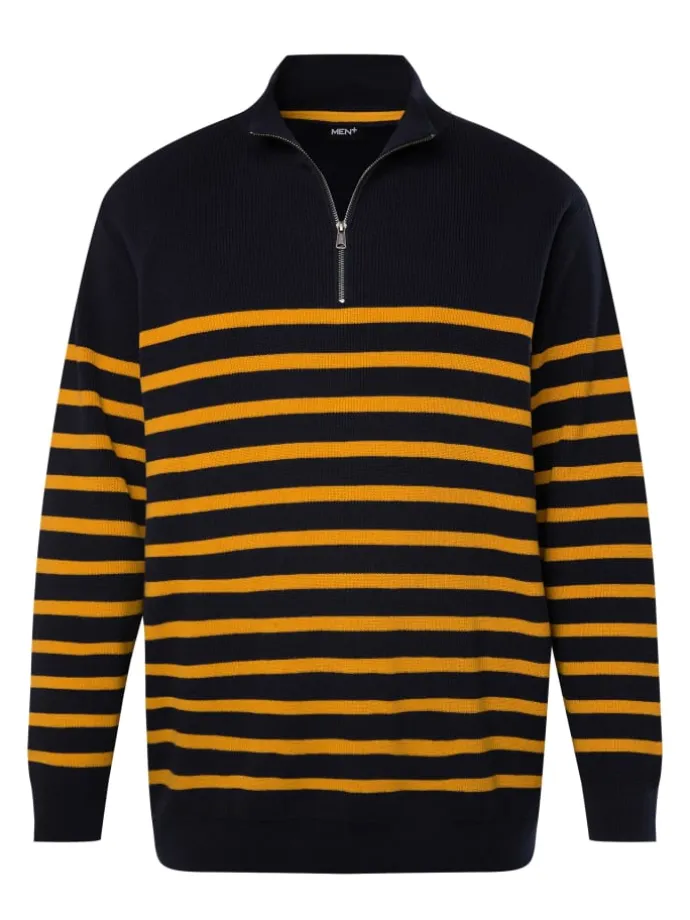 Pullover in navy blau