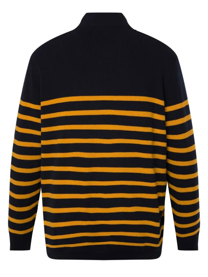 Pullover in navy blau