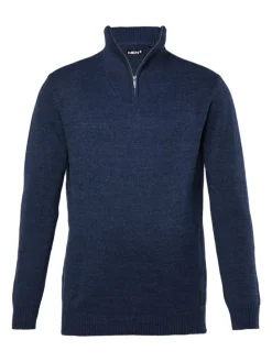 Pullover in navy blau