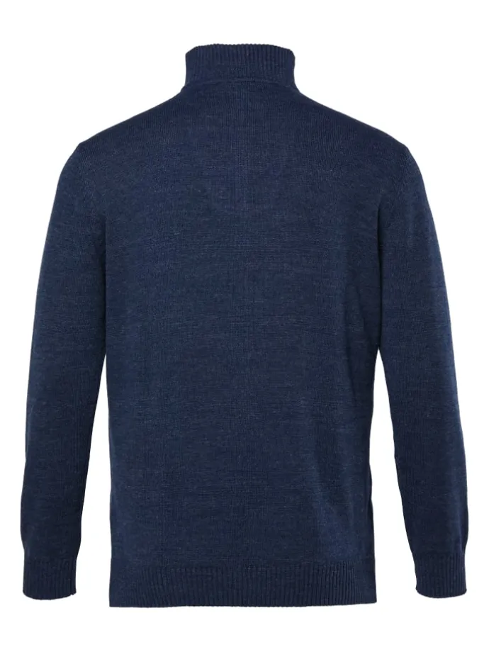Pullover in navy blau