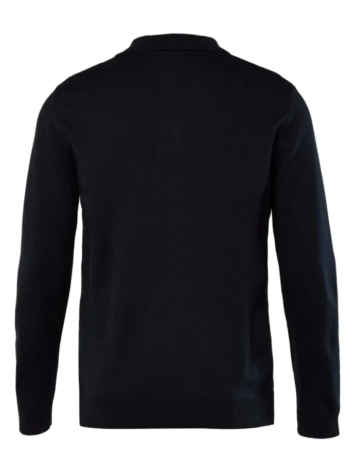 Pullover in navy blau